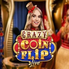 Crazy Coin Flip logo by Evolution at Bigwin Casino